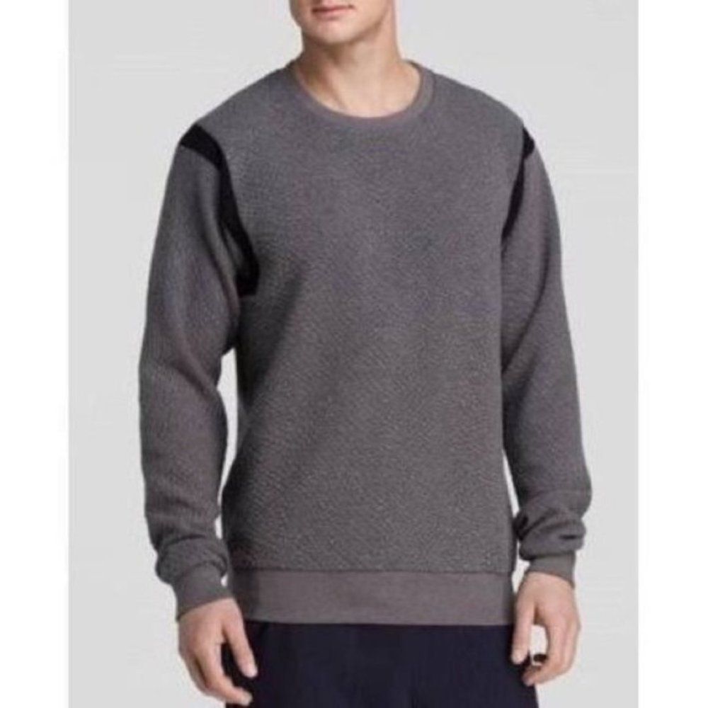 Black Apple Grey Crewneck Sweater Size: Medium​